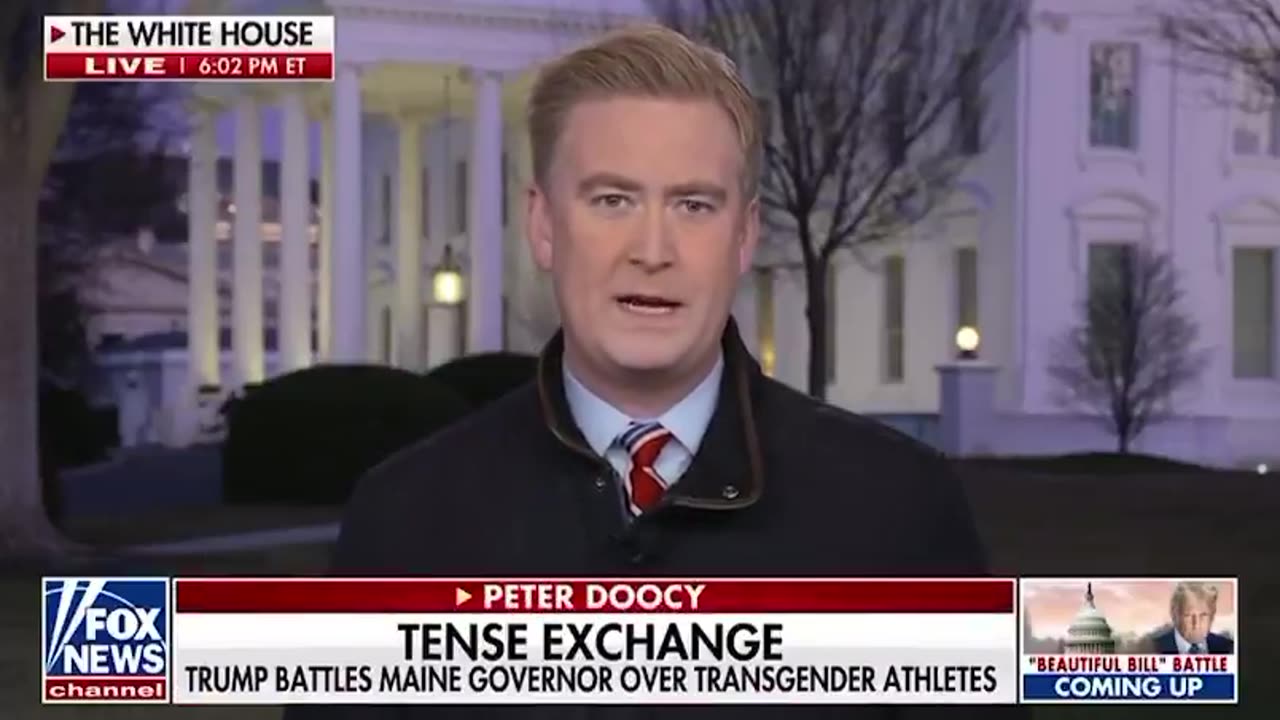 PETER DOOCY: “An extraordinary moment” as Trump calls out Maine governor for violating Executive Order over transgender athletes