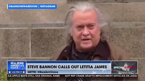 BANNON SLAMS LETITIA JAMES