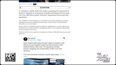 Breitbart Reports: Bill Gates Caught Red Handed Running A Fraudulent Scheme Against Trump & RFK Jr