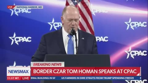 🚨 TOM HOMAN: “If I offend anybody today, I don’t give a sh*t.