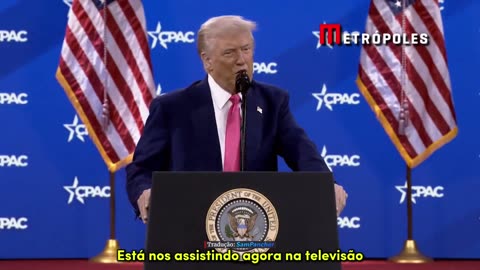 CPAC EUA, presidente Trump exalta Edu.Bolsonaro e chama de “amigo” e manda “Diga olá para seu pai”.