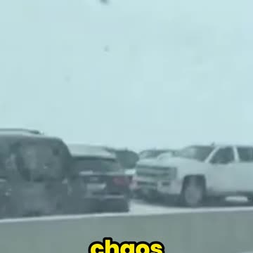 Shocking Multi-Vehicle Pileup Caused by FREEZING RAIN in Oregon!