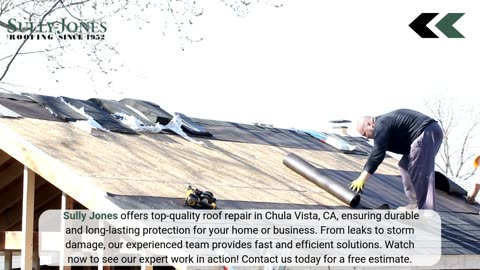 Expert Roof Repair in Chula Vista, CA | Fast & Reliable Service