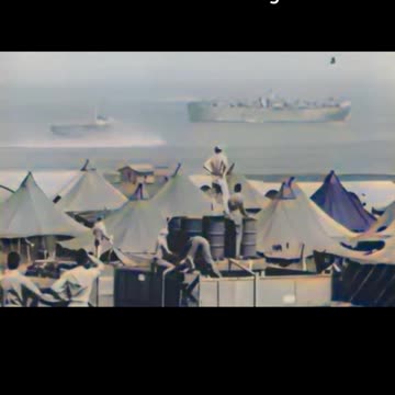 B-29 bomber ditching 1945 🌊 USAAF emergency landing ✈️ #ColourizedFootage