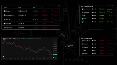 📈 Bitcoin Live Price & Crypto Market Insights: Real-Time Data, Top Gainers & Losers