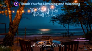 HD-Relaxing Beach Music, Late night Jazz Music with ocean waves.