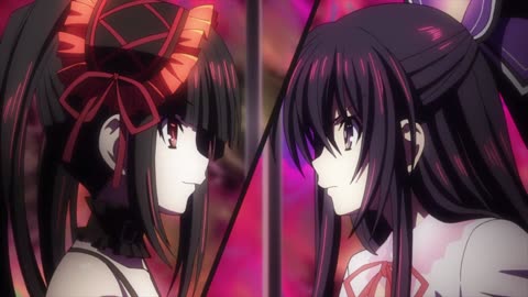 Date A Live - Kurumi stops time in the school