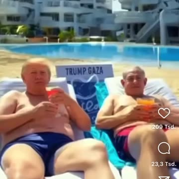 Trump teilt Gaza-Video: Beachparty, Bauchtanz, Wellness – sein Masterplan!