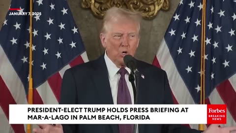 President Elect Donald Trump talks about making Canada the 51st state using America's Economic advantage over Canada.