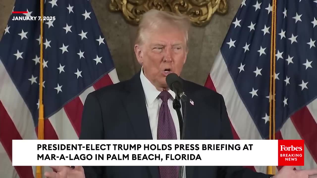 President Elect Donald Trump talks about making Canada the 51st state using America's Economic advantage over Canada.