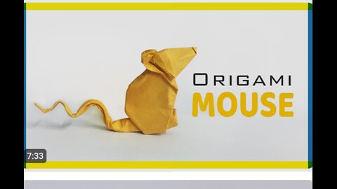 How to make a origami mouse 🐭