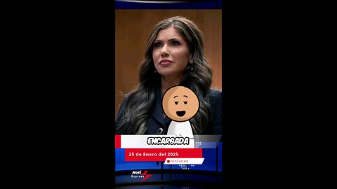 El Senado ha confirmado este sábado a Kristi Noem como nueva secretaria de Seguridad Nacional.