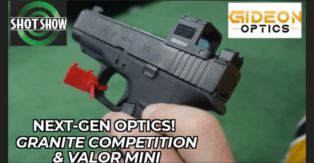 Gideon Optics NEW Granite Competition & Valor Mini Red Dots from SHOT Show 2025