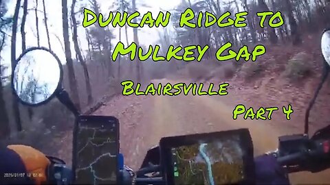 North Georgia Dual Sport Blairsville Part 4 Duncan Ridge back to Mulkey Gap