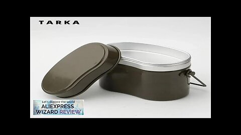 TAKRA German Camping Lunch Box 1200ml Big Capacity Military Canteen Hiking Mess Review