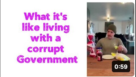 What it's like living with a corrupt Government