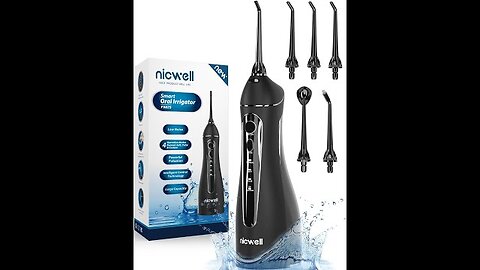 Nicwell Water Dental Flosser Teeth Pick Review