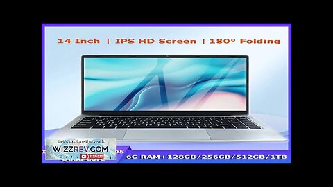 14 Inch Cheap Laptop Intel J4105 DDR4 6GB RAM+1TB SSD Portable Student Review