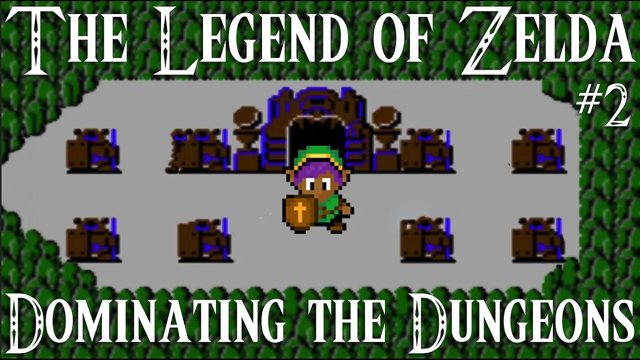 The Legend Of Zelda (1986) #2 - Full Game Walkthrough (NES) - Dominating The Dungeons Like It's 1986