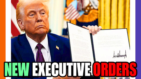 🚨BREAKlNG: More NEW Executive Orders 🟠⚪🟣