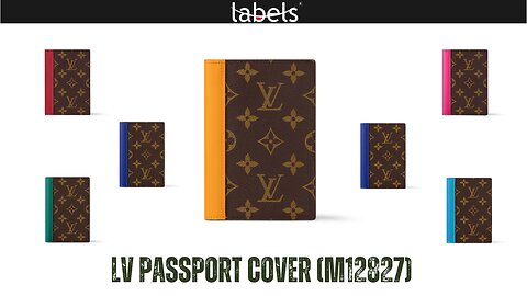 Latest LV Passport Cover (M12823) by Labels. Best Quality.