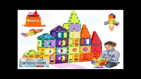 VEVOR Magnetic Tiles Magnetic Building Toy 181 PCS Magnet Blocks for Kids Review