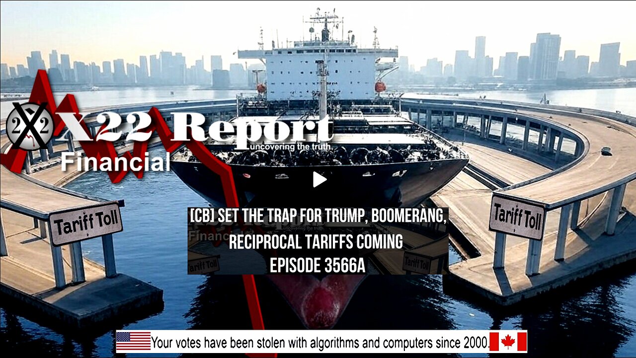 Ep 3566a - [CB] Set The Trap For Trump, Boomerang, Reciprocal Tariffs Coming