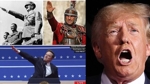 ELON MUSK JUST EXPOSED TRUMP AS THE ANTICHRIST WITH HIS SALUTE IN ROME