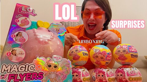 🎨🍭✨ Unboxing LOL Surprise Loves Crayola Tots, Mini Sweets Peeps & Magic Flyer! #short ✨🧚‍♀️🛸