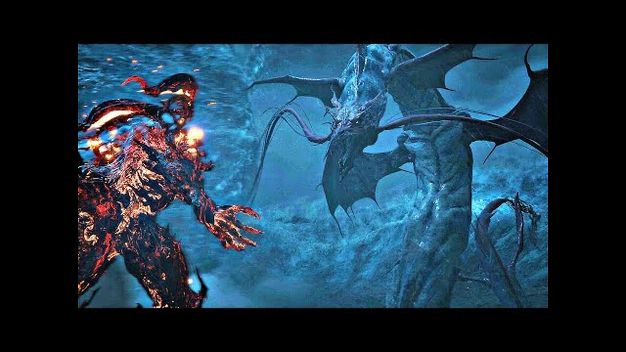 Ifrit vs. Leviathan Fight Scene (Final Fantasy XVI DLC Ending) 4K ULTRA HD Eikons Cinematic