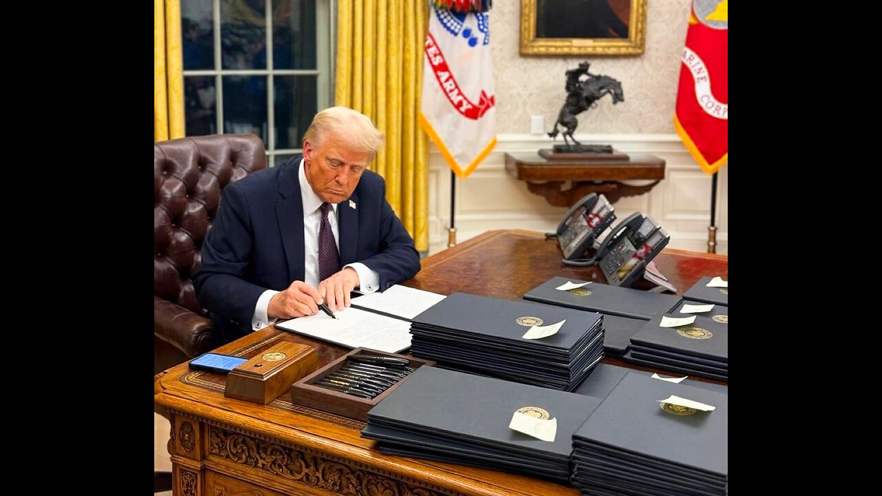 TRUMP SIGNS 200 RIGHTEOUS EXECUTIVE ORDERS ON DAY # 1.) + LINKS