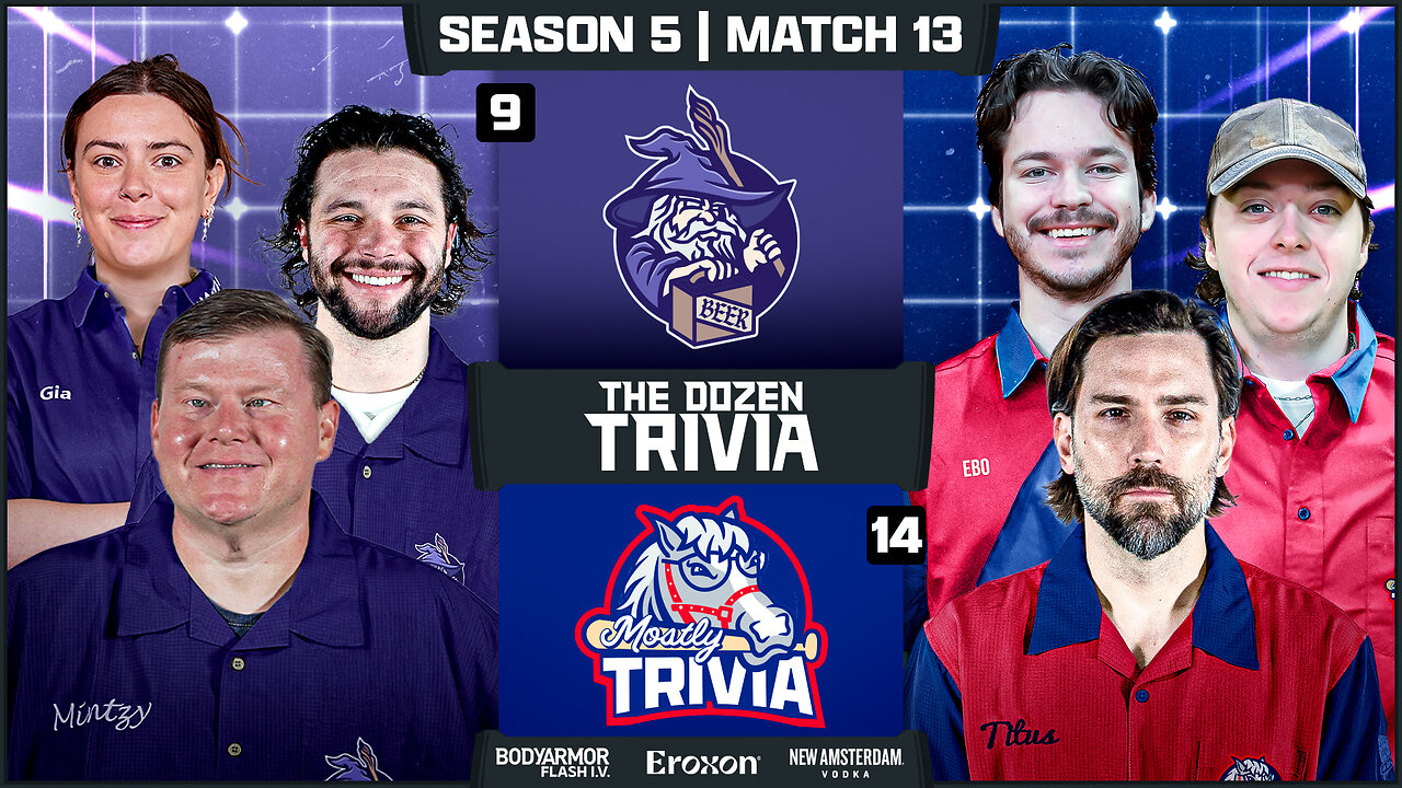 Mostly Trivia vs. Charity Case | Match 14, Season 5 - The Dozen Trivia League