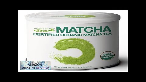 MATCHA DNA Certified Organic Matcha Green Tea Powder (16 oz TIN CAN) Review