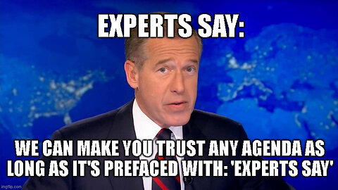 Remember... always TRUST THE EXPERTS on your TV SETS. Especially Bill Gate$