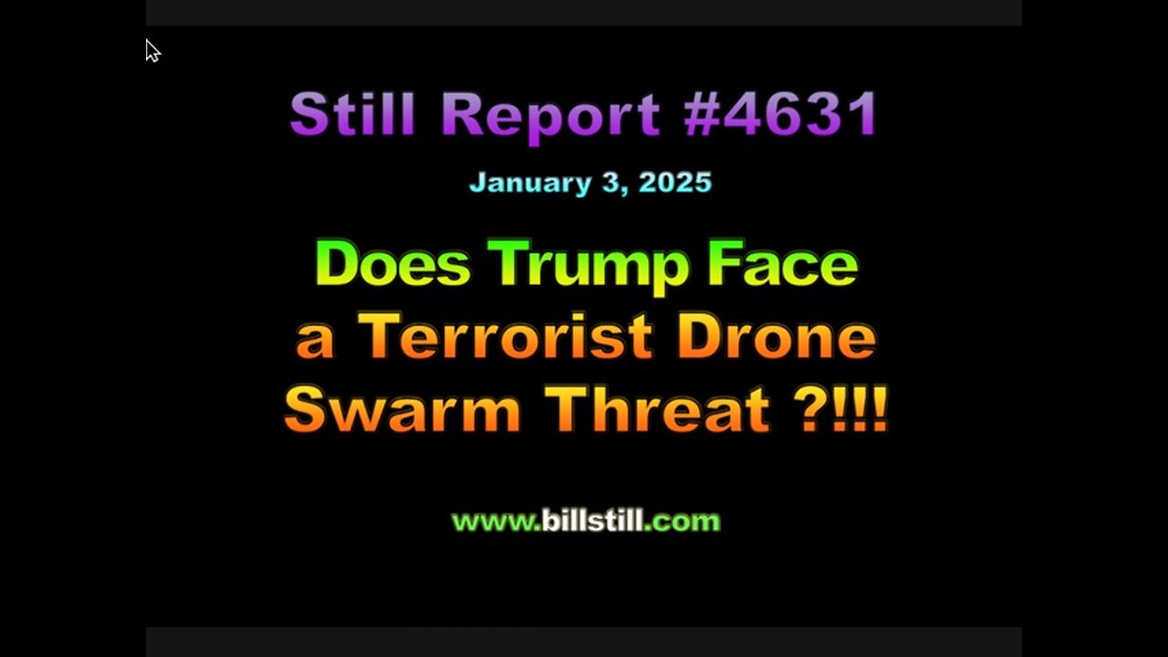 Does Trump Face Terrorist Drone Swarm Threat?!!!, 4631-g