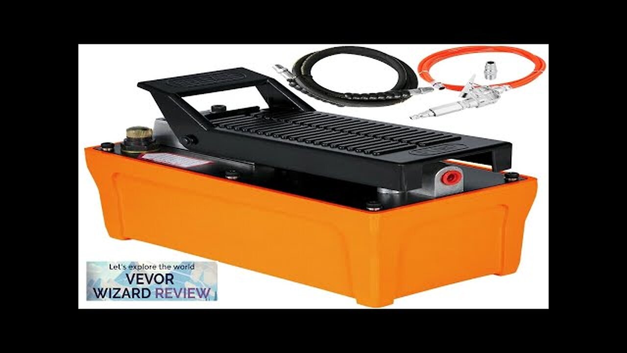 VEVOR Air Hydraulic Pump 10000 PSI Air Over Hydraulic Pump 1/2 Gal Review