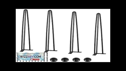 VEVOR Hairpin Table Legs 28" Set of 4 Desk Legs 900lbs Load Review