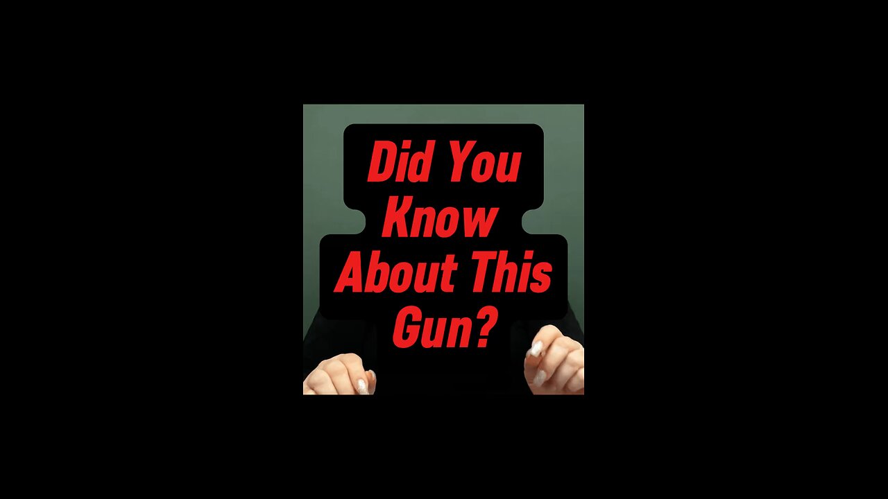 Did You Know About This Gun? 😍