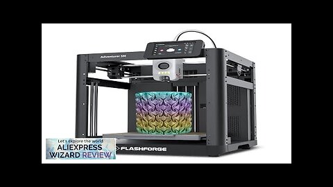 Flashforge Adventurer 5M 3d Printer Max 600mm/s High Speed Full-auto Leveling 280℃ Review