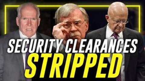 Trump Purges 51 Deep State Swamp Rats By Having Their Security Clearances Stripped!!