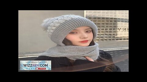 2023New Winter Knitted Scarf Hat Set Thick Warm Skullies Beanies Hats Review