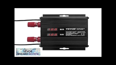 VEVOR 250 AMP Dual Battery Smart Isolator 12V/24V Universal VSR Voltage Sensitive Review