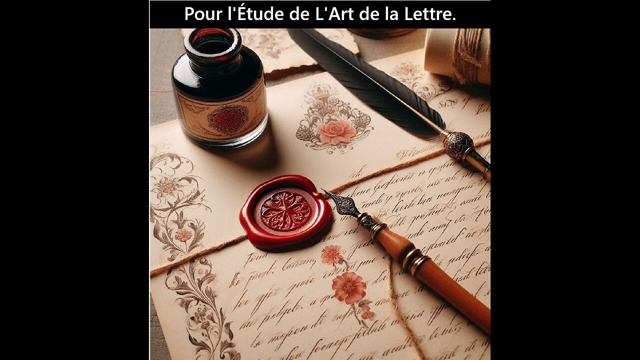 Pour l'Etude de l'Art de la Lettre est avec la Poste par le Commerce.