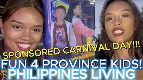 🇵🇭 YouTube Family Sponsored Carnival Day Province Kids! Filipina Barbie Off Grid Living Philippines