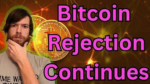 Bitcoin Rejection Continues #crypto #grt #xrp #algo #ankr #btc