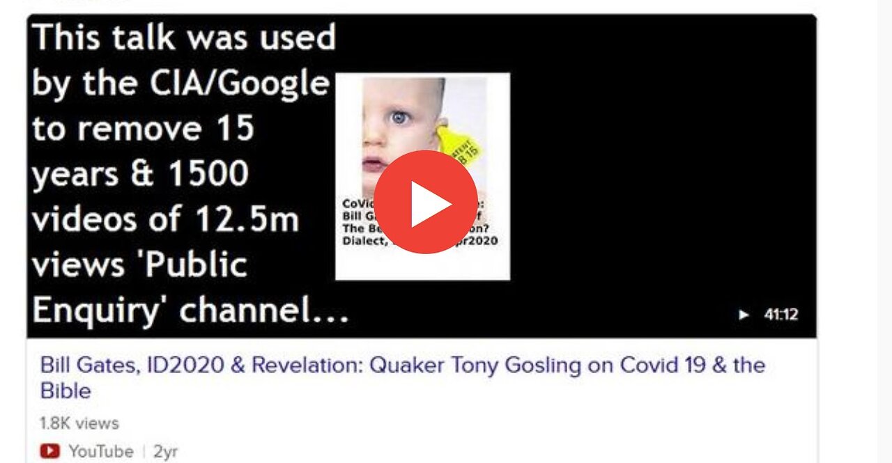 Bill Gates, ID2020 & Revelation: Quaker Tony Gosling on Covid - 3rd April 2020