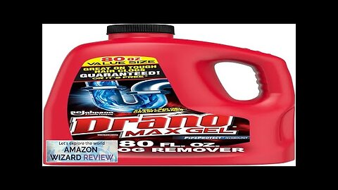 Drano Max Gel Drain Clog Remover and Cleaner for Shower or Sink Review