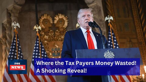 Trump EXPOSES Shocking List of Taxpayer Waste! You Won’t Believe Where Your Money Is Going!