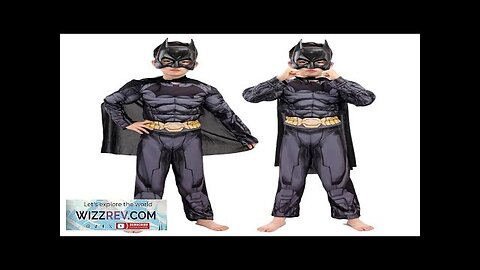 Batmans Cosplay Costume Boys Girls Superhero Batma Cosplay Muscle Costumes Jumpsuit Bodysuit Review