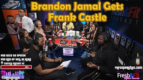 Brandon Jamal Gets Frank Castled Off Fresh & Fit!